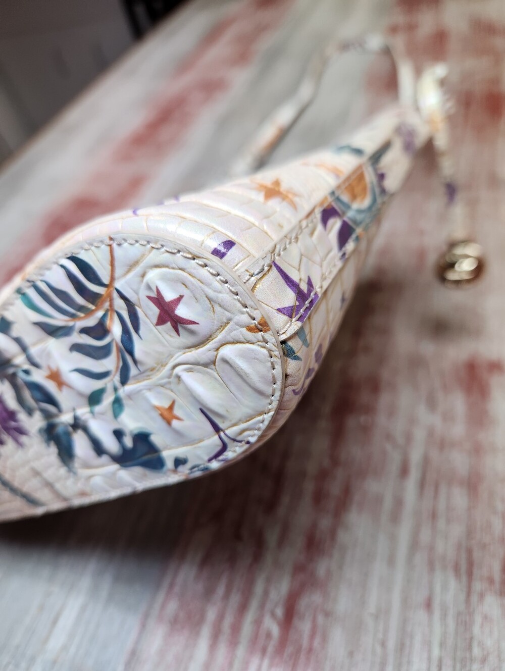Brahmin Katie Crossbody Bag in Vitality Melbourne - iridescent sheen - Picture 15 of 16